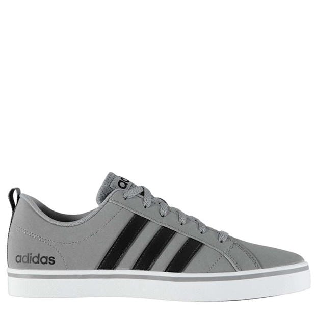 grey and white adidas trainers